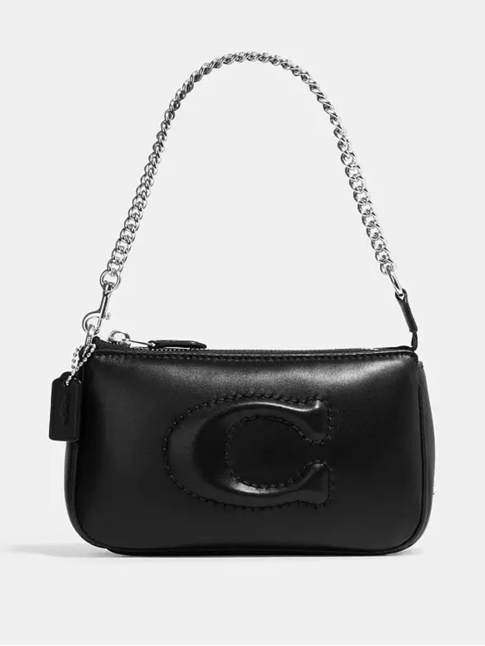 Coach Nolita 19 classic quilting puffy shoulder bag with silver chain Y2K trendy
